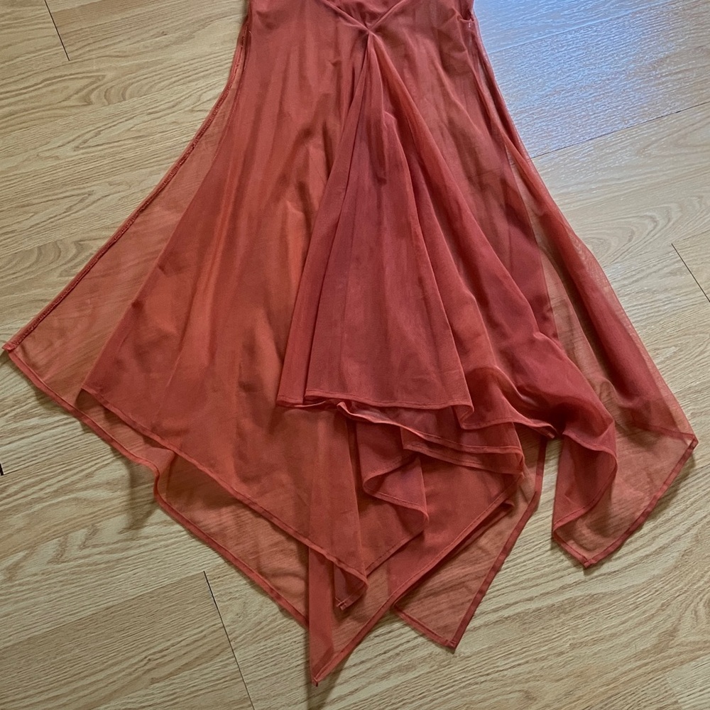 Chic Backless Rust Dress - Picture 3 of 6